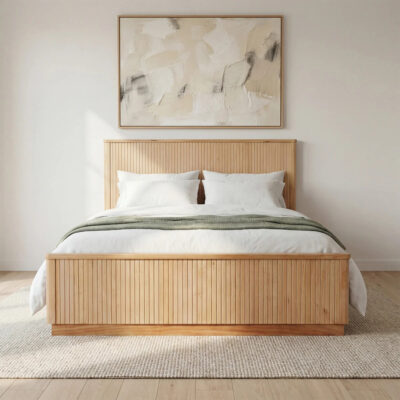 Avalon Queen Bed Frame Natural